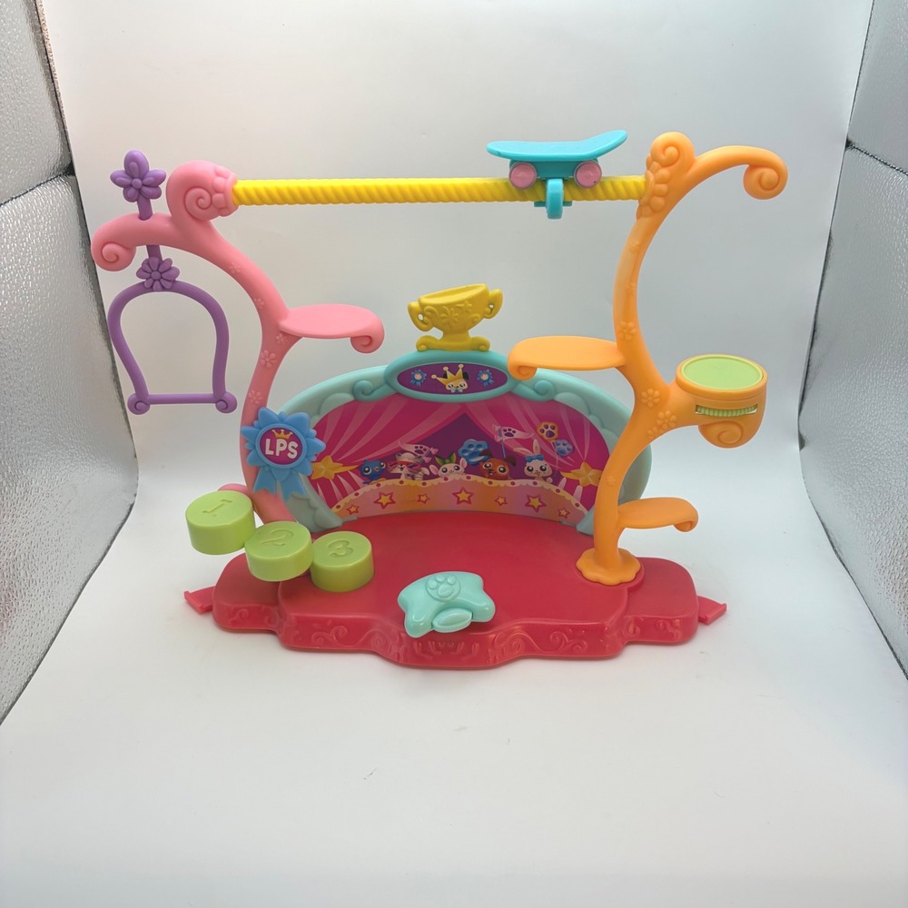 Littlest Pet Shop LPS Tricks 'N Talent Show Stage Only Hasbro 2006 Retired